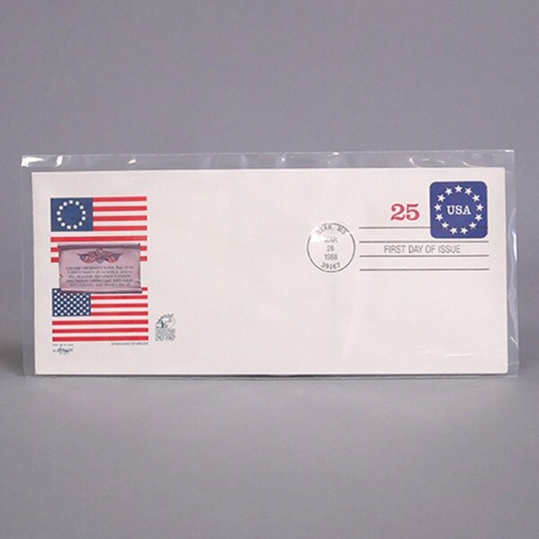First Day Cover Sleeves for #10 En